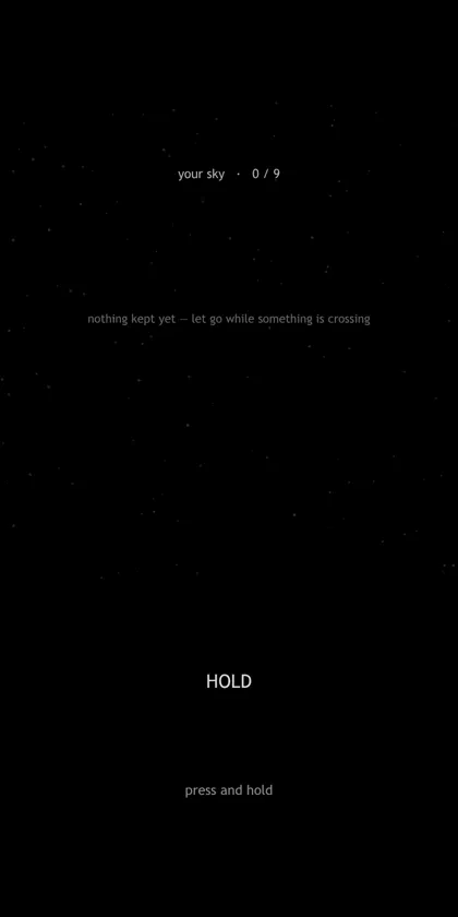 Hold title screen